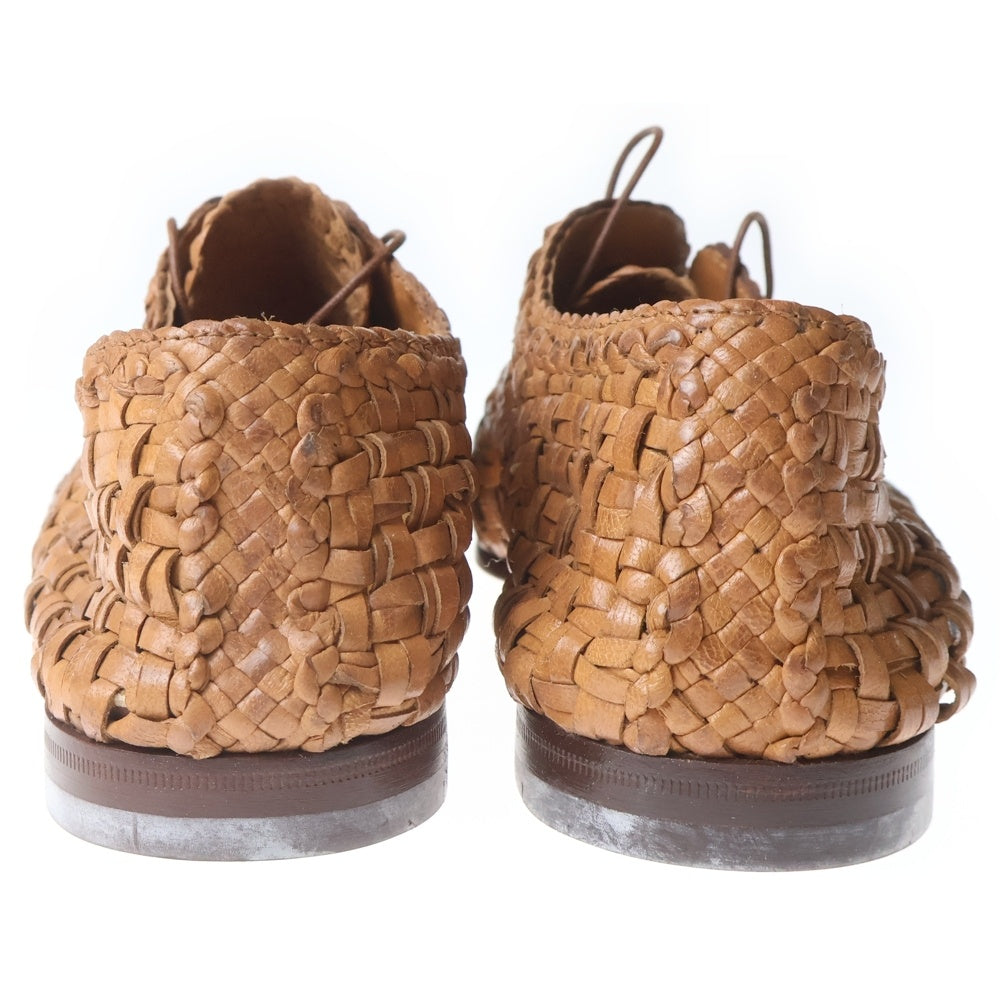 Santoni(サントーニ) ウーブンレザー ドレスシューズ ブラウン