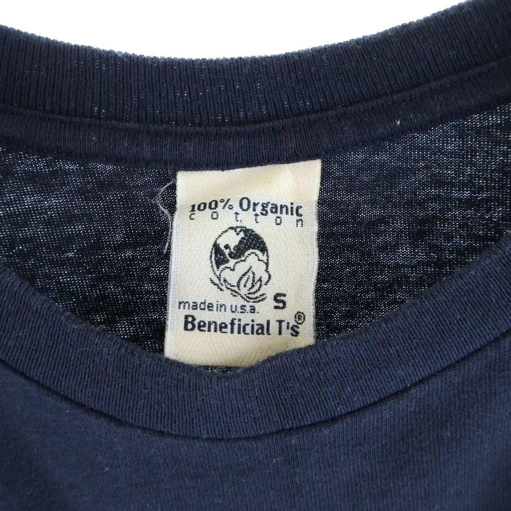 PATAGONIA(パタゴニア) 90S VINTAGE ヴィンテージ 葛飾北斎 プリント クルーネック 半袖Tシャツ カットソー ネイビー
