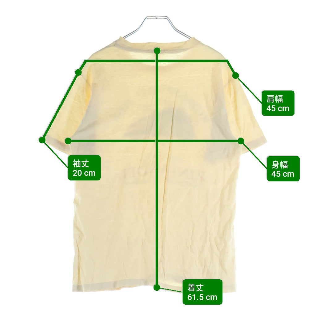 VINTAGE(ヴィンテージ) 90S VINTAGE Hanes ヴィンテージ ヘインズ プリント クルーネック 半袖Tシャツ カットソー ホワイト