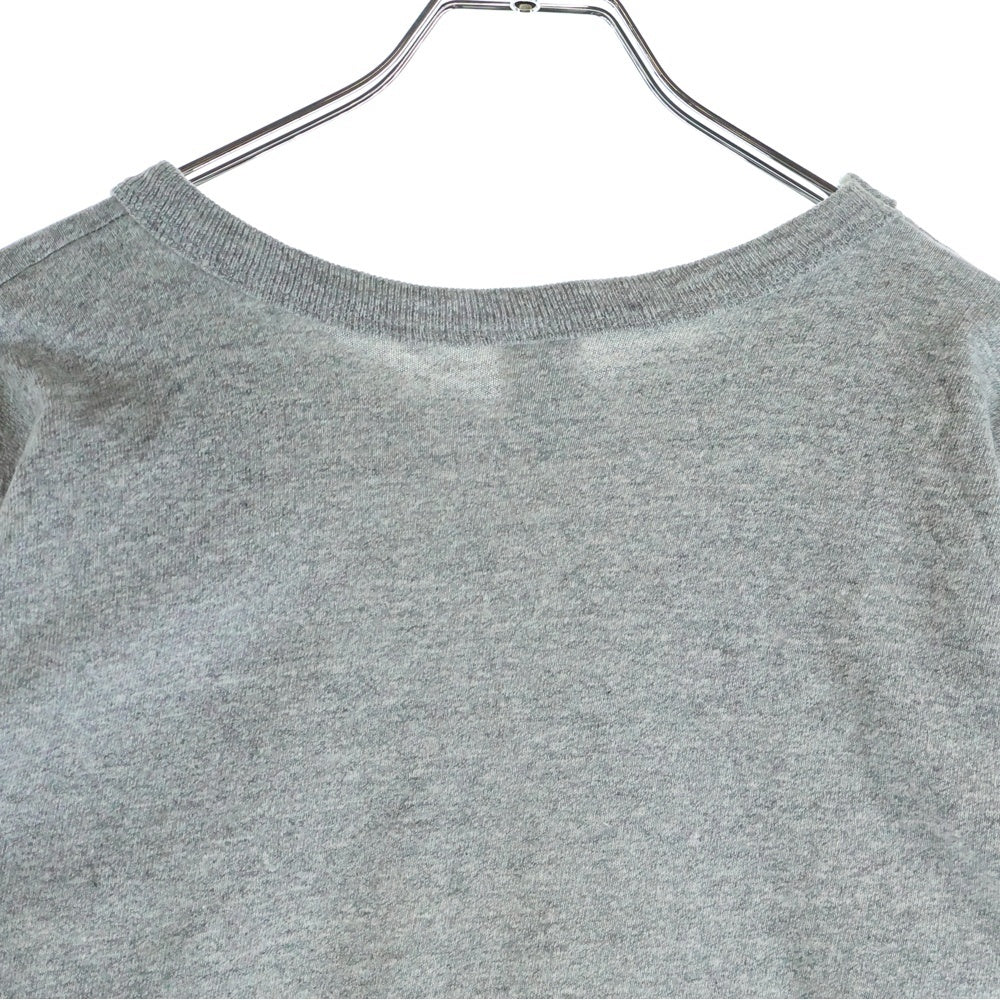 CHAMPION(チャンピオン) 80S VINTAGE ヴィンテージ トリコタグ後期 フロッキープリント 半袖Tシャツ カットソー グレー