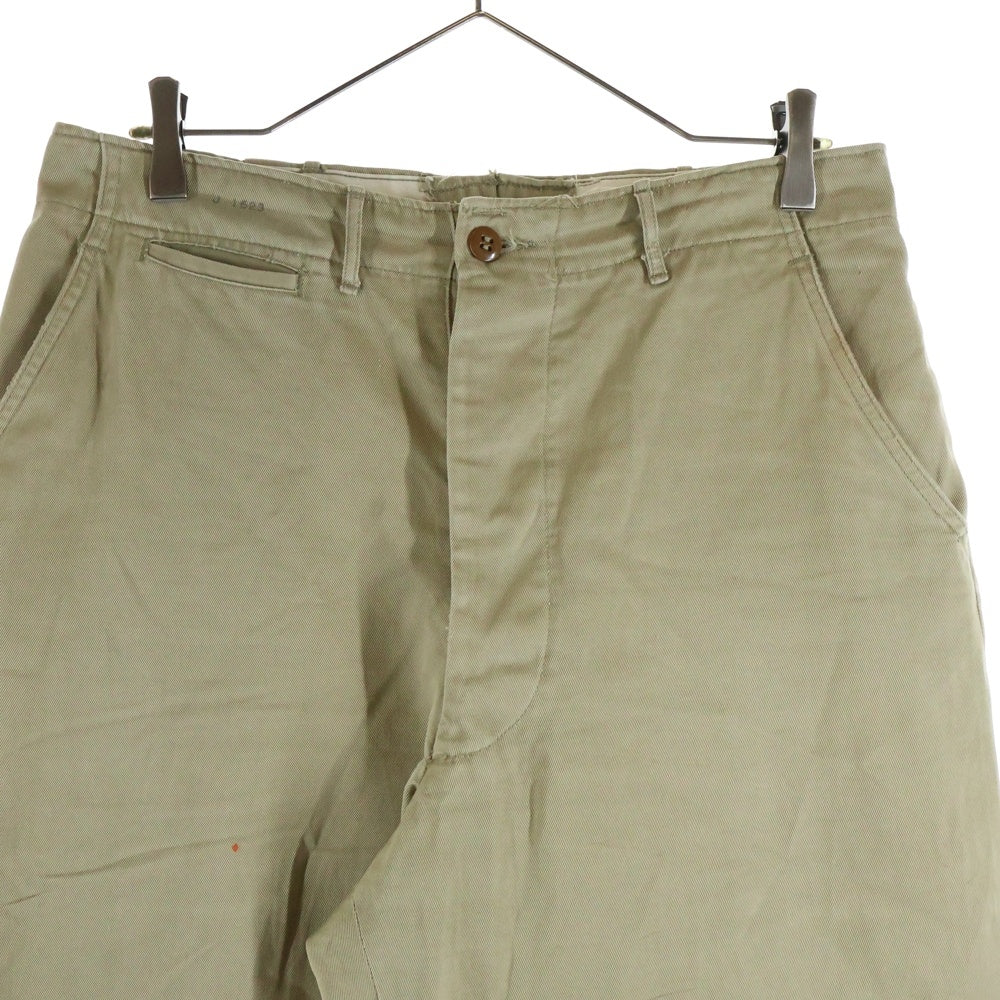 VINTAGE(ヴィンテージ) 40s US.ARMY Military Chino Pants ミリタリー チノパンツ カーキ
