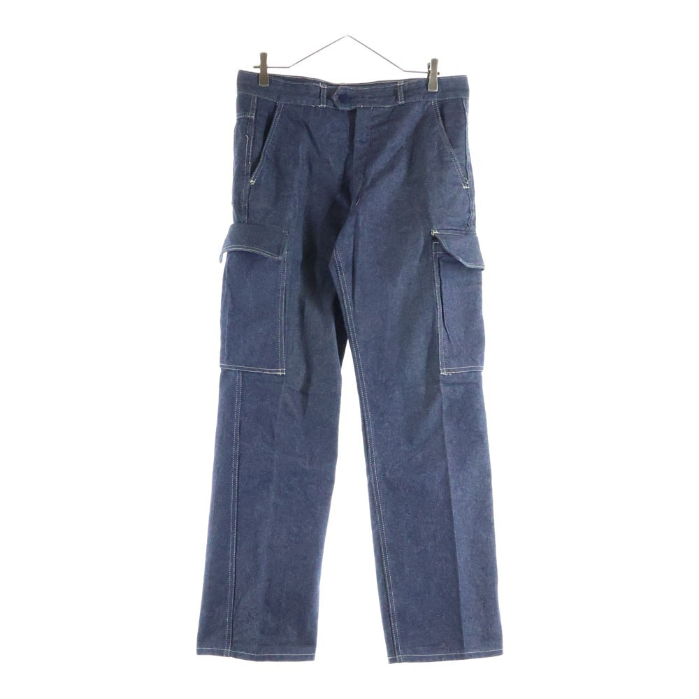 NO BRAND(ノーブランド) VINTAGE CDX ヴィンテージ フランス製 ユーロ デニム カーゴパンツ ワークパンツ インディゴ