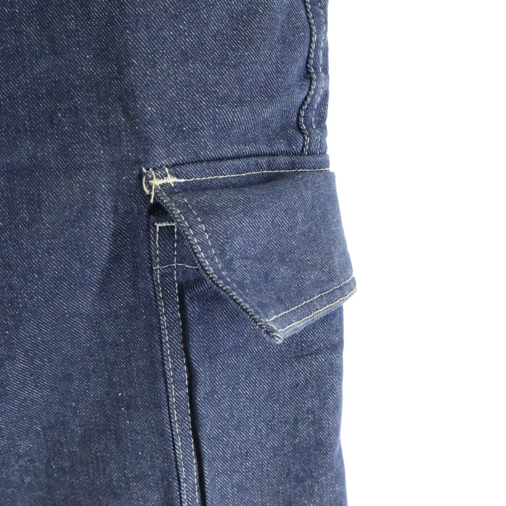 NO BRAND(ノーブランド) VINTAGE CDX ヴィンテージ フランス製 ユーロ デニム カーゴパンツ ワークパンツ インディゴ