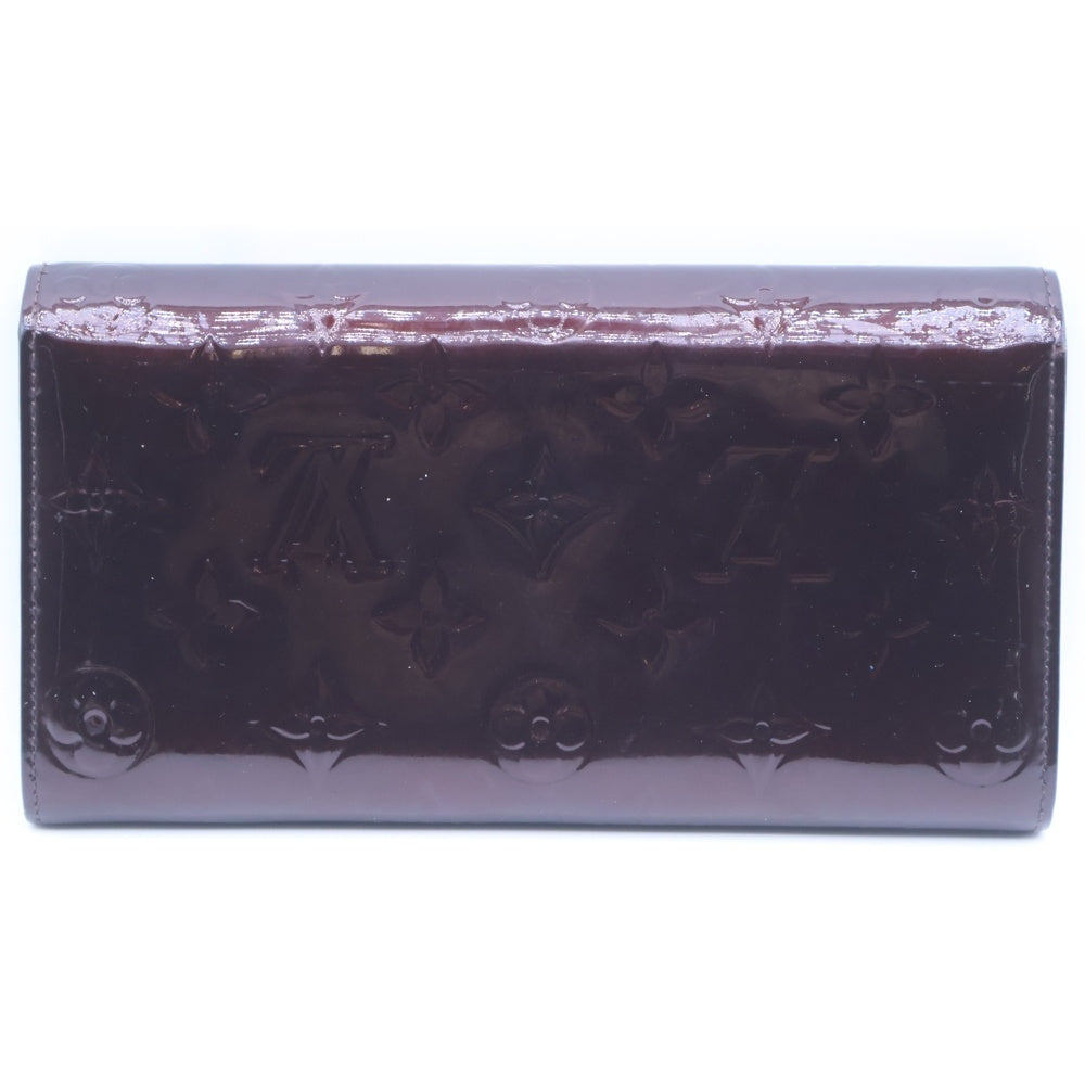 LOUIS VUITTON(ルイヴィトン) モノグラム ヴェルニ ポルト フォイユ サラ パテント ロングウォレット 長財布 ボルドー M93524 TN2132 レディース