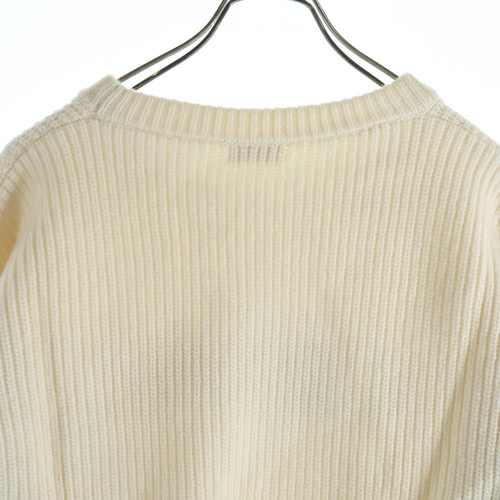 CELINE(セリーヌ) 22SS オーバーサイズドスタッズロゴ ニット セーター ベージュ 2A68W642Q