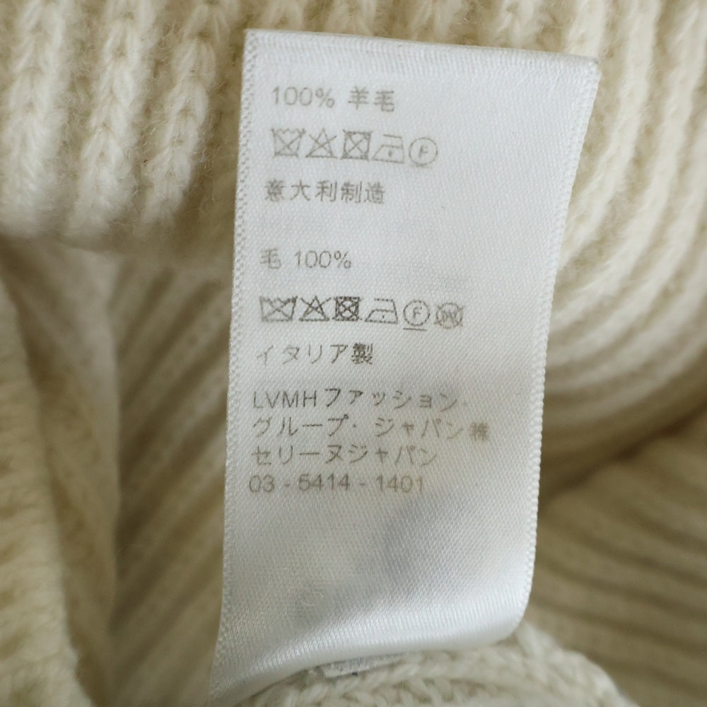 CELINE(セリーヌ) 22SS オーバーサイズドスタッズロゴ ニット セーター ベージュ 2A68W642Q
