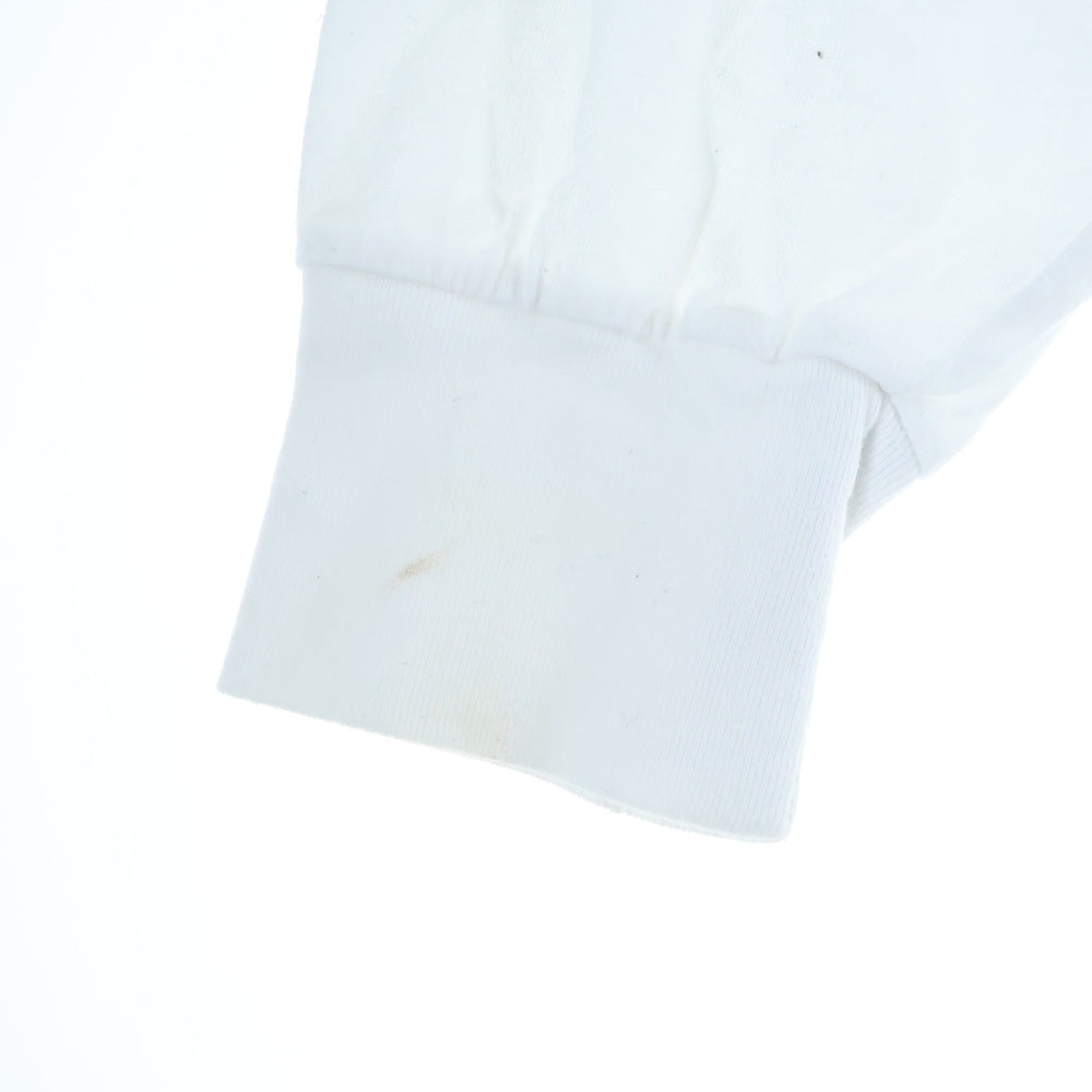 Palm Angels(パームエンジェルス) バックロゴプリント クルーネック 長袖 Tシャツ カットソー ホワイト PMAB001C99JER003