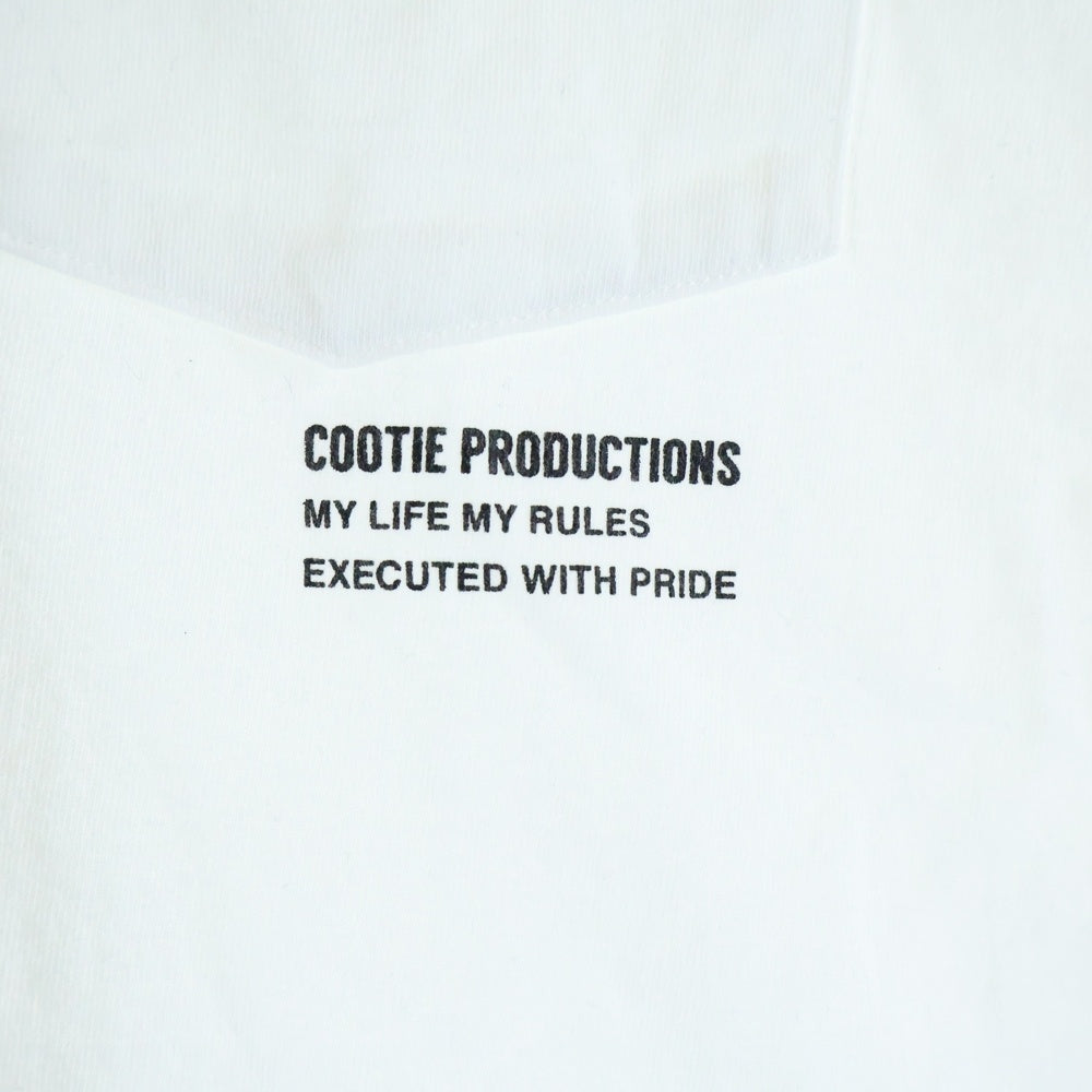 COOTIE PRODUCTIONS(クーティー プロダクションズ) ロゴプリント 半袖Tシャツカットソー ホワイト