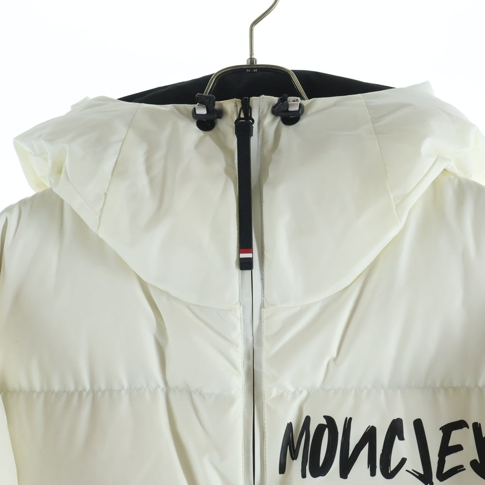 MONCLER GRENOBLE(モンクレールグルノーブル) 21AW MAZOD ジップアップ ナイロン ダウンジャケット ホワイト G20971A00017 5399E