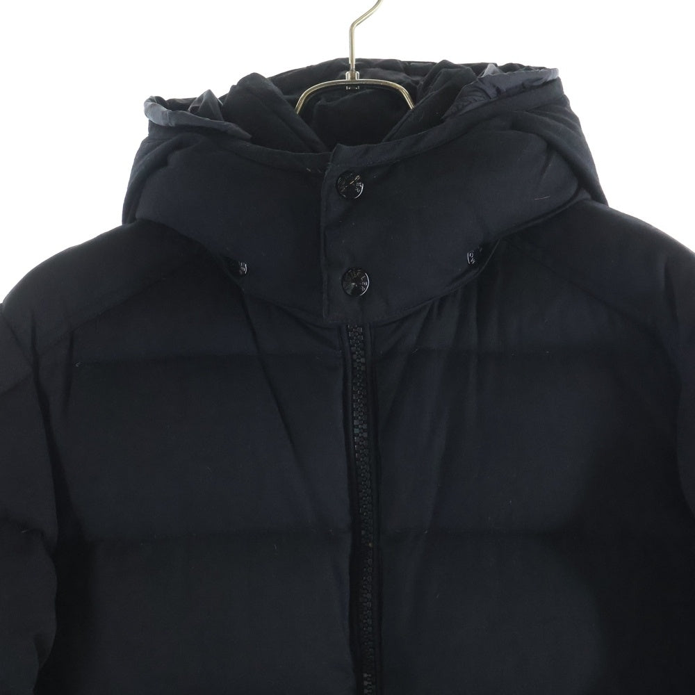 MONCLER(モンクレール) 19AW MONTGENEVRE モンジュネーブル ジップアップ ウール ナイロン ダウンジャケット ブラック D20914033805 54272
