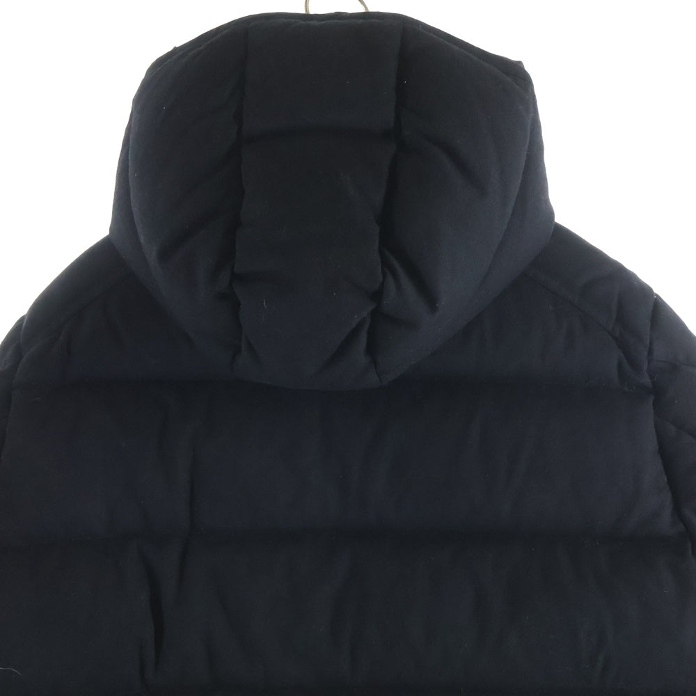 MONCLER(モンクレール) 19AW MONTGENEVRE モンジュネーブル ジップアップ ウール ナイロン ダウンジャケット ブラック D20914033805 54272