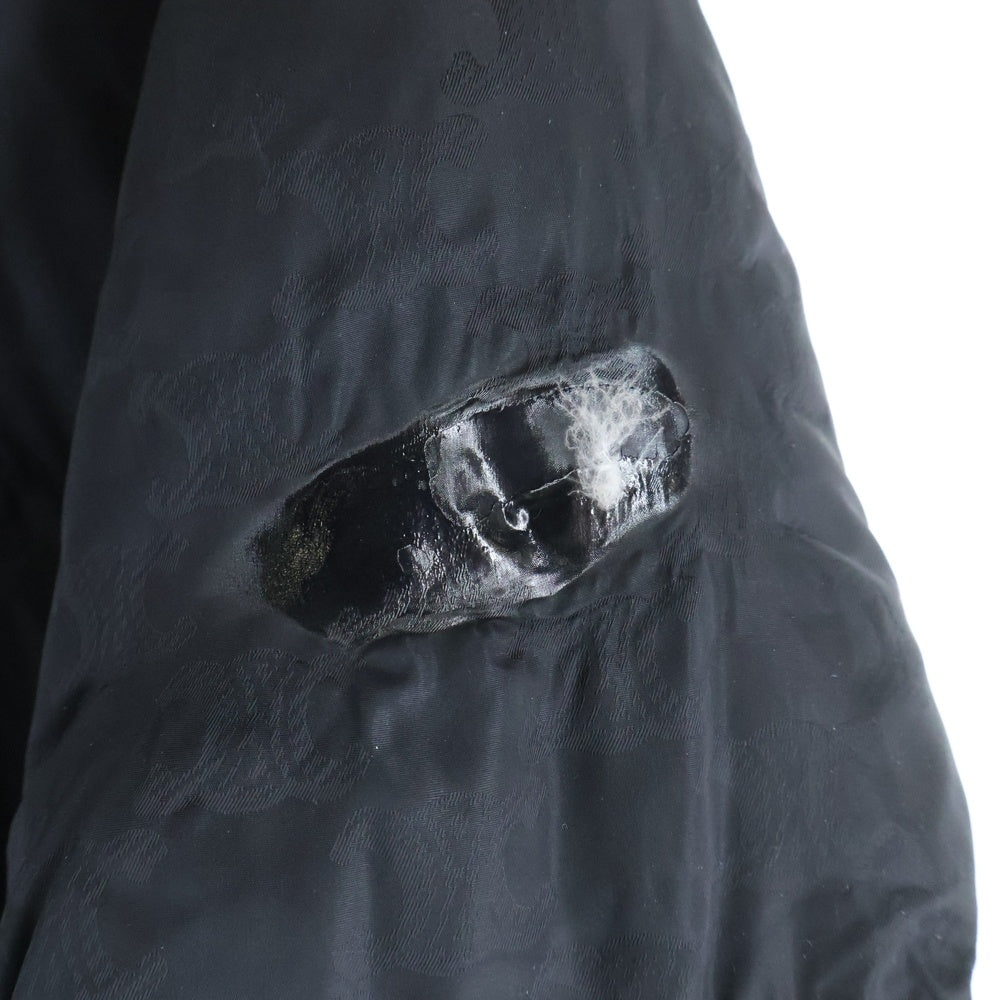 CELINE(セリーヌ) トリオンフ総柄ジップアップ ダウンジャケット ブラック 2W31A795W.38NO