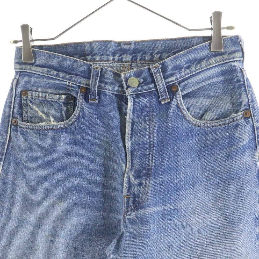 Levi's(リーバイス) 70S VINTAGE 501 66前期 ボタン裏6 スモールe シングルステッチ ヴィンテージ ボタンフライ デニムパンツ インディゴ