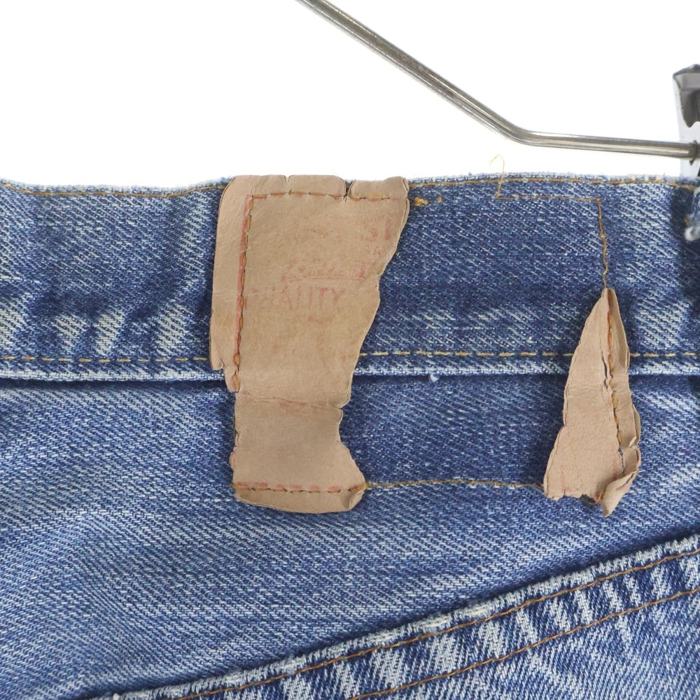 Levi's(リーバイス) 70S VINTAGE 501 66前期 ボタン裏6 スモールe シングルステッチ ヴィンテージ ボタンフライ デニムパンツ インディゴ
