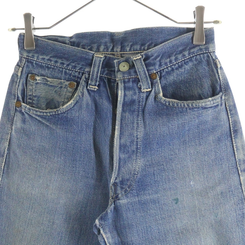Levi's(リーバイス) 40S 501XX 47モデル 前期 革パッチ ドームボタン センターセットループ ヴィンテージ ボタンフライデニムパンツ インディゴ