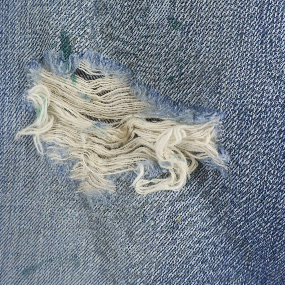 Levi's(リーバイス) 40S 501XX 47モデル 前期 革パッチ ドームボタン センターセットループ ヴィンテージ ボタンフライデニムパンツ インディゴ