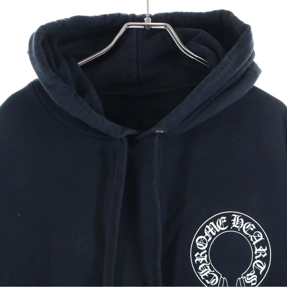 CHROME HEARTS(クロムハーツ) ×MATTY BOY Chomper Horseshoe Hoodie マッティボーイ チョンパー ホースシューフーディ プルオーバースウェットパーカー ブラック