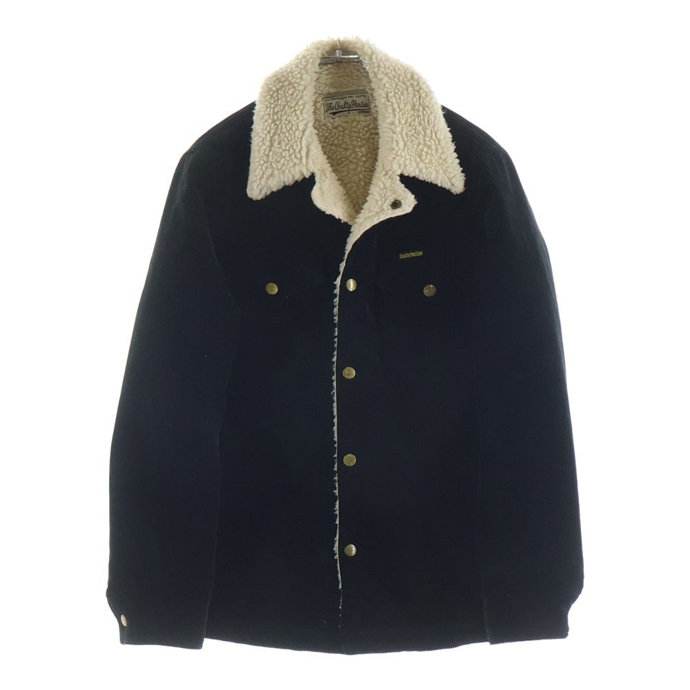 WACKO MARIA(ワコマリア) CORDUROY JKT コーデュロイ ボア ランチコート ジャケット ブラック