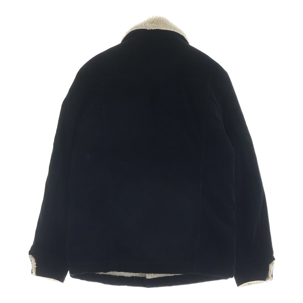 WACKO MARIA(ワコマリア) CORDUROY JKT コーデュロイ ボア ランチコート ジャケット ブラック