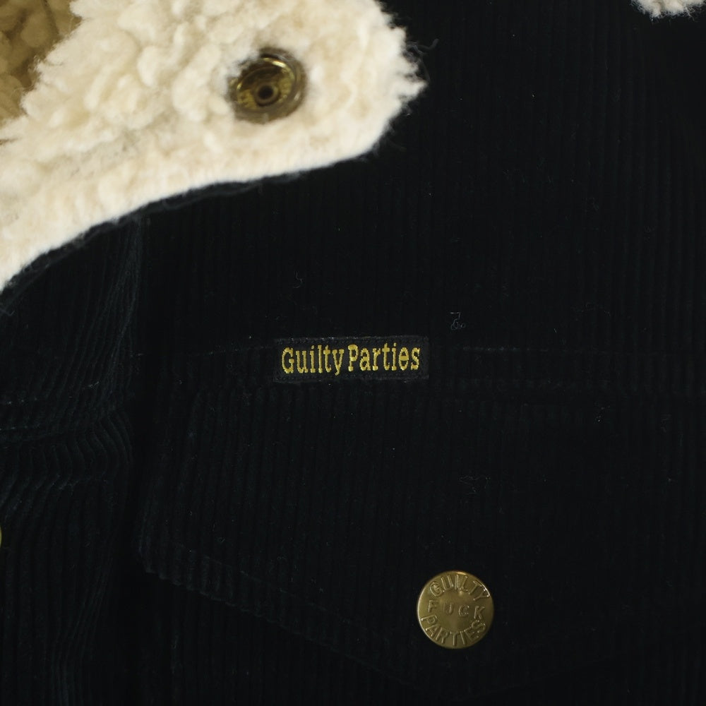WACKO MARIA(ワコマリア) CORDUROY JKT コーデュロイ ボア ランチコート ジャケット ブラック