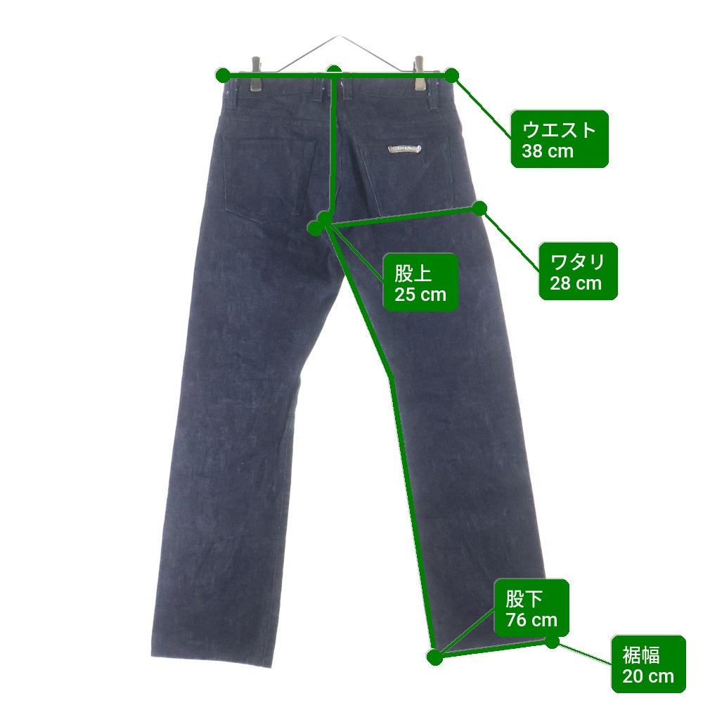 CHROME HEARTS(クロムハーツ) DENIM STRAIGHT PANTS 5POCKET デニムストレートパンツ 5ポケット インディゴ