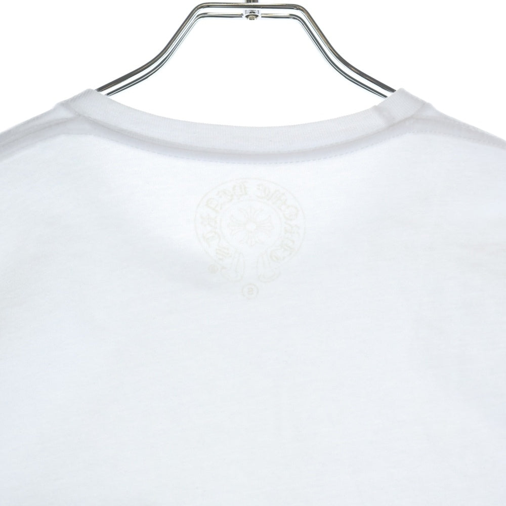 CHROME HEARTS(クロムハーツ) CH T-SHRT ロサンゼルス限定バックホースシュープリント 半袖Tシャツ カットソー ホワイト
