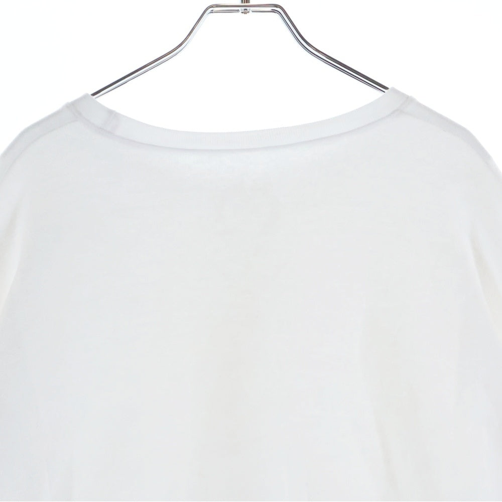 CHROME HEARTS(クロムハーツ) Neck Logo Crewneck Sweatshirt ネックロゴ クルーネックスウェットトレーナー ホワイト