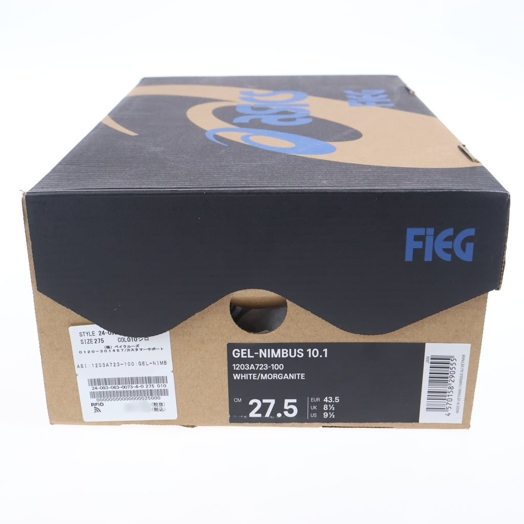 ASICS(アシックス) ×KITH RONNIE FIEG GEL-NIMBUS 10.1 キス ロニーファイグ ゲルニンバス10.1 ローカットスニーカー グレー/ピンク US9.5/27.5cm 1203A723-100
