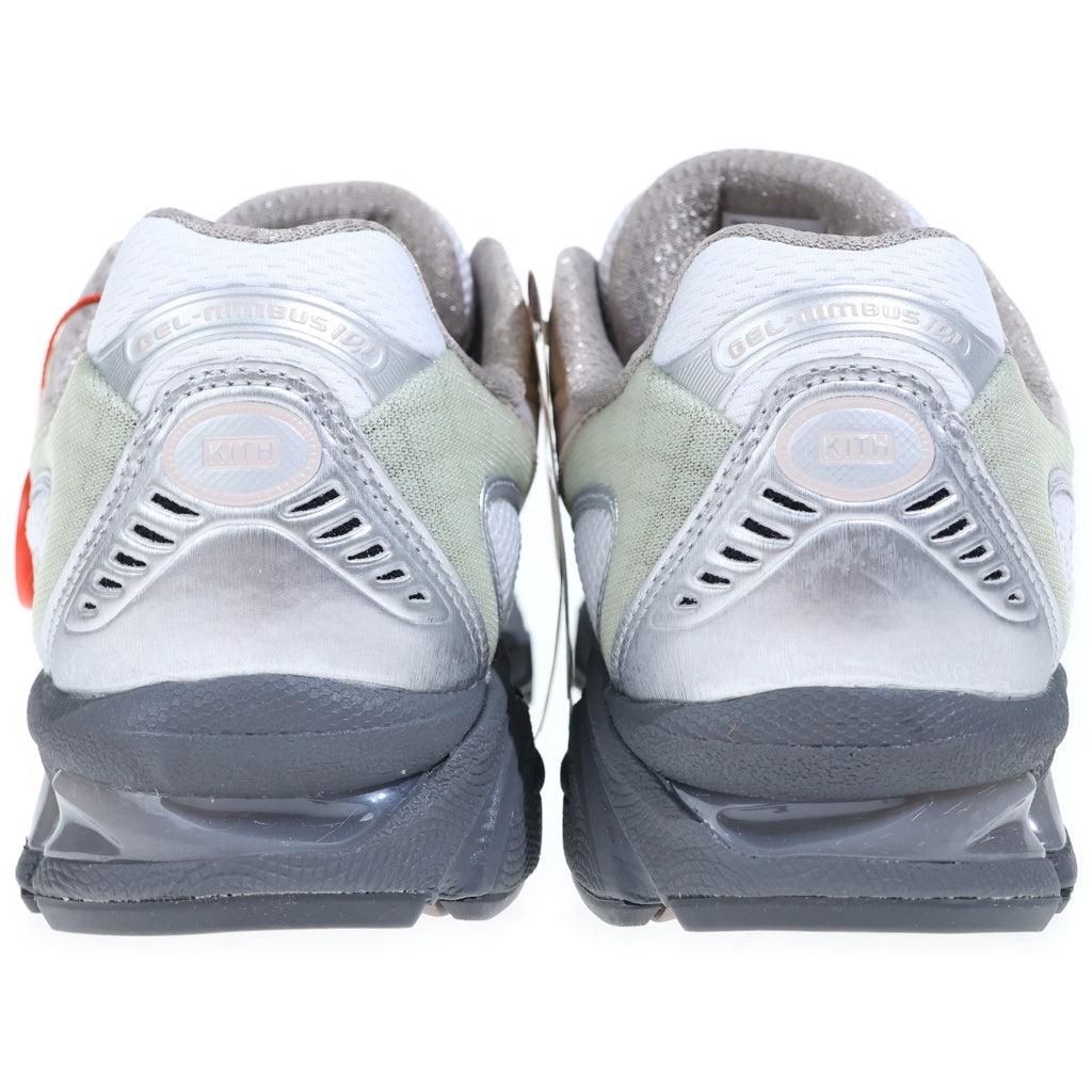 ASICS(アシックス) ×KITH RONNIE FIEG GEL-NIMBUS 10.1 キス ロニーファイグ ゲルニンバス10.1 ローカットスニーカー グレー/ピンク US9.5/27.5cm 1203A723-100