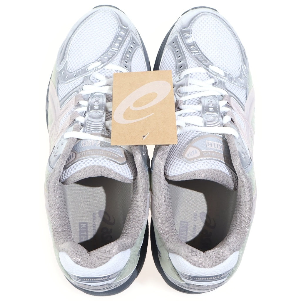 ASICS(アシックス) ×KITH RONNIE FIEG GEL-NIMBUS 10.1 キス ロニーファイグ ゲルニンバス10.1 ローカットスニーカー グレー/ピンク US9.5/27.5cm 1203A723-100
