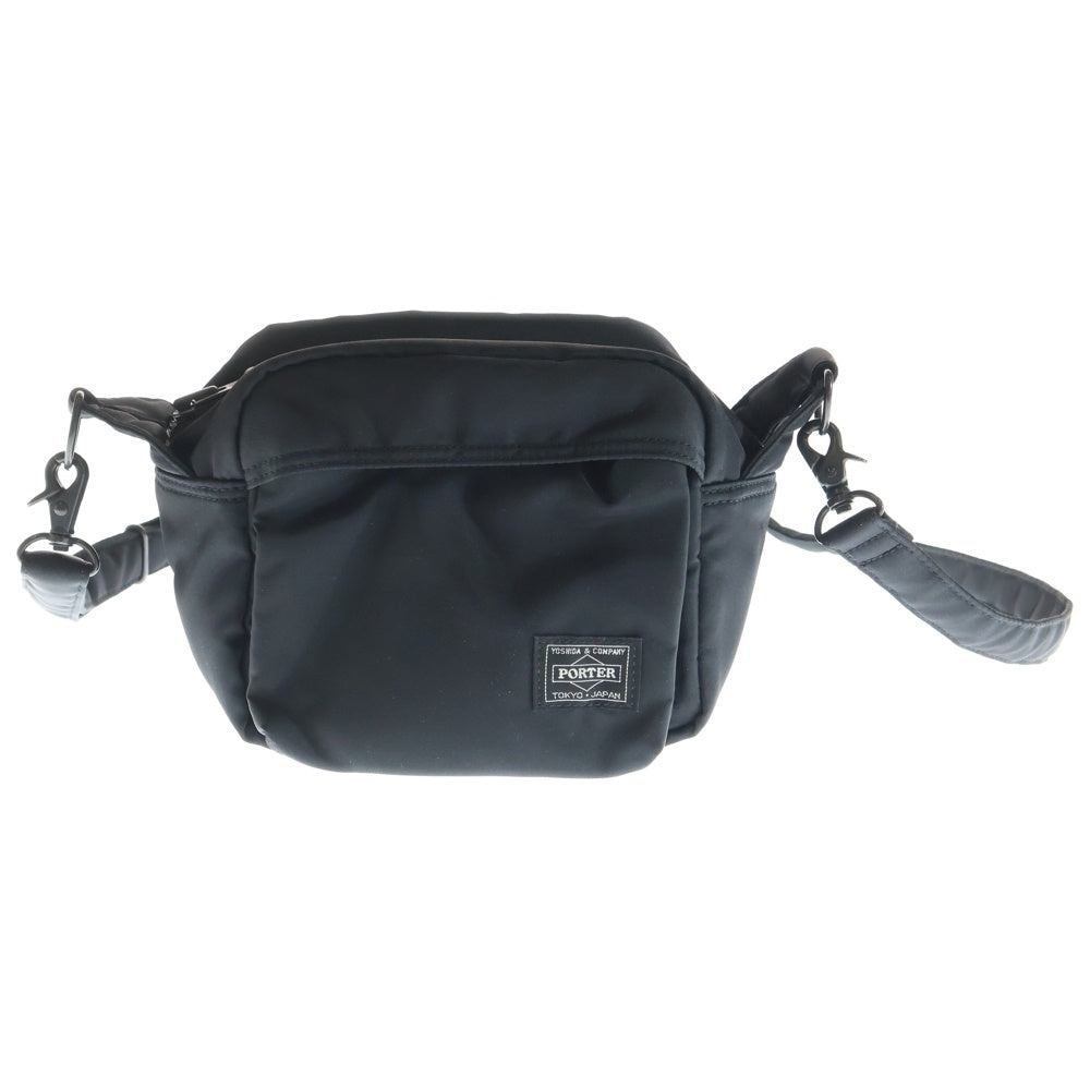 COMME des GARCONS HOMME(コムデギャルソンオム) ×PORTER ポーター ナイロン ツイル スクエア ショルダーバッグ ブラック
