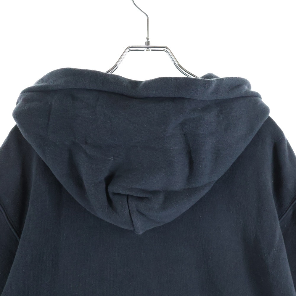 HERON PRESTON(ヘロンプレストン) DOT ZIP UP HOODED SWEATSHIRT ドット リフレクター ジップアップフーディ パーカー ブラック HMBE001F19808004