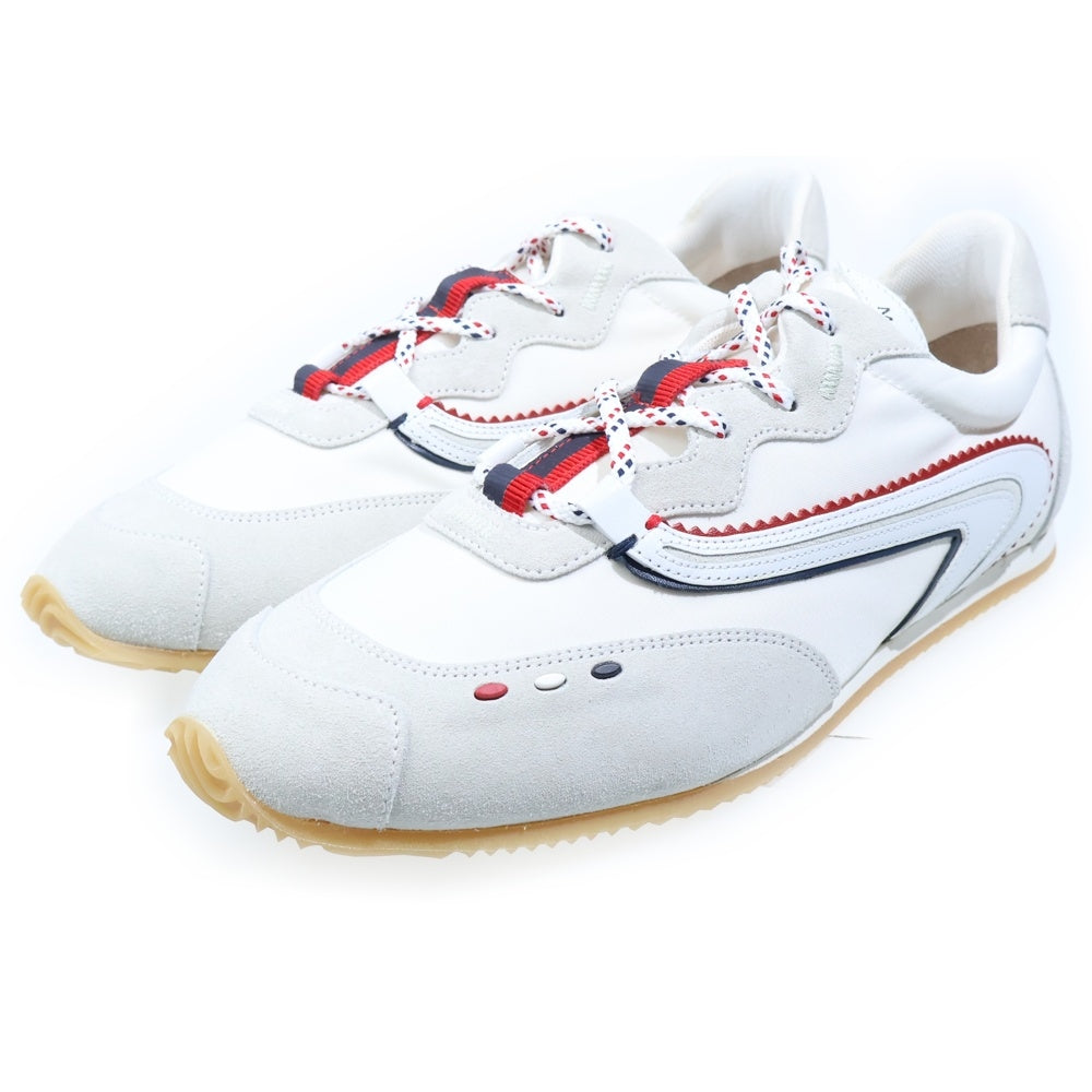 MONCLER(モンクレール) 1952 SEVENTY セブンティー ナイロン スウェードレザー ローカットスニーカー グレー