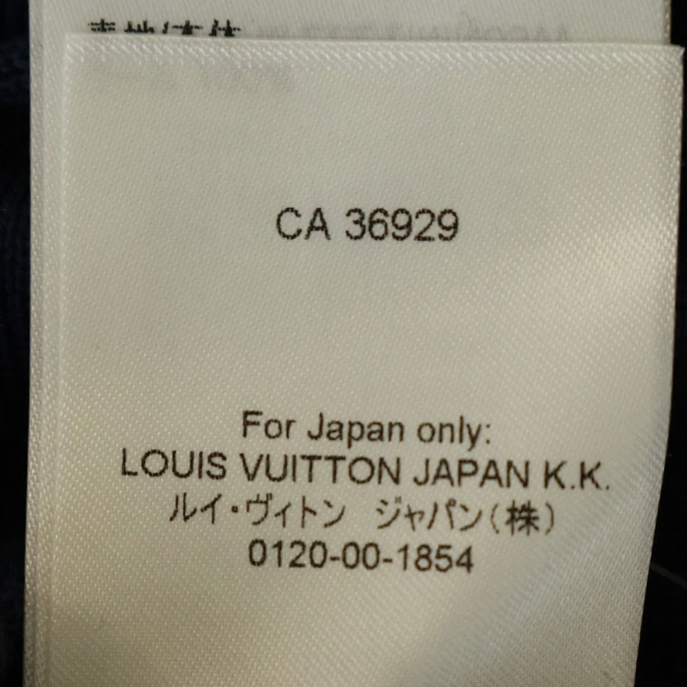 LOUIS VUITTON(ルイヴィトン) 22SS ×NIGO インタルシアハート ロゴ ウール ハイネック ニット セーター ネイビー RM221M ZLL HMN05W