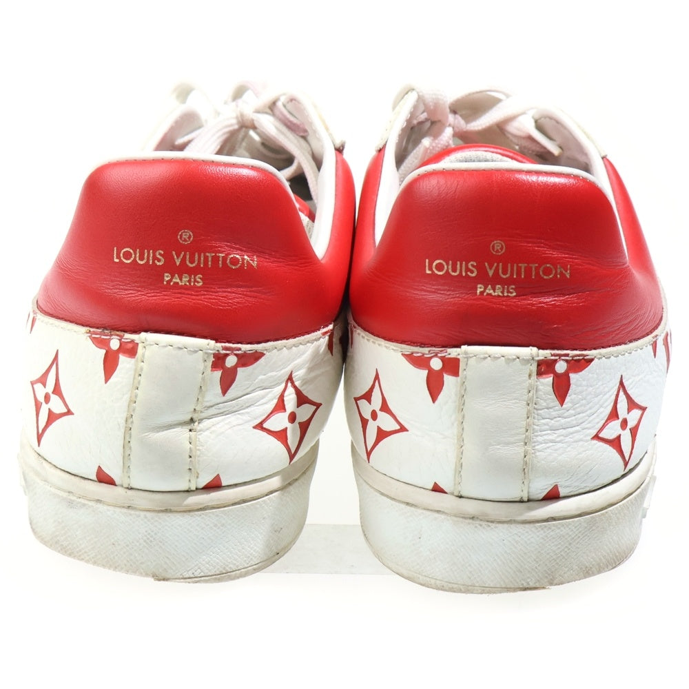 LOUIS VUITTON(ルイヴィトン) ルクセンブルクライン モノグラム ローカットスニーカー ホワイト/レッド LD1119