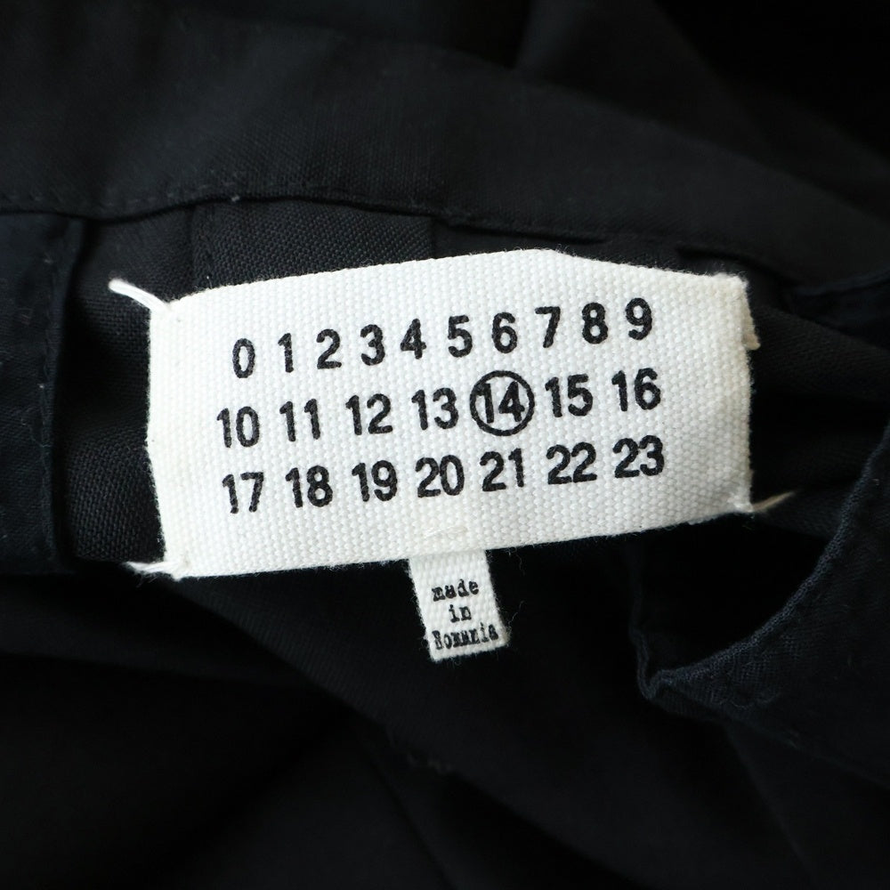 Maison Martin Margiela(メゾンマルタンマルジェラ) ドローストリングトラウザー スラックス ロングパンツ ブラック S50KA0530 S44330