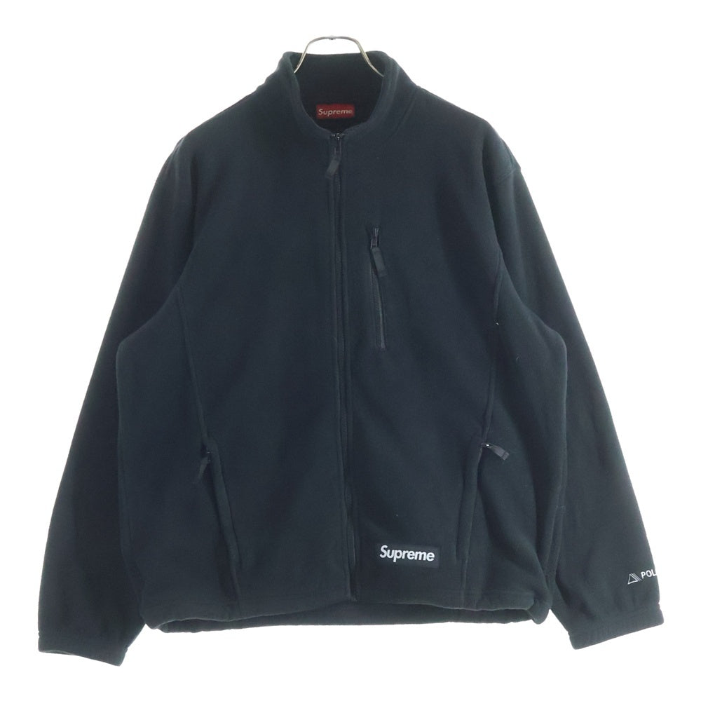 SUPREME(シュプリーム) 22AW Polartec Zip Jacket ポーラーテック ジップアップ フリース ジャケット ブラック
