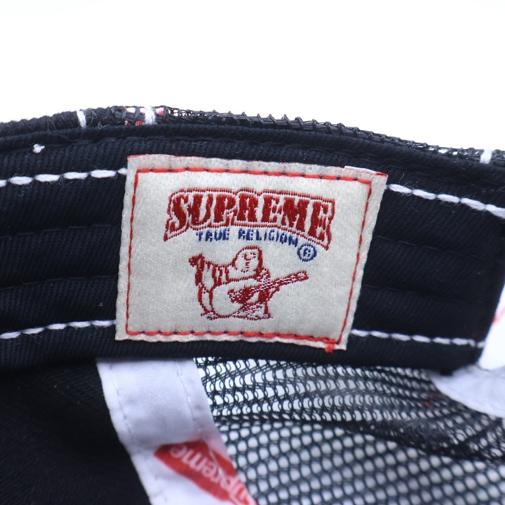 SUPREME(シュプリーム) 21AW ×True Religion 6-Panel トゥルーレリジョン 6パネル キャップ 帽子 ブラック