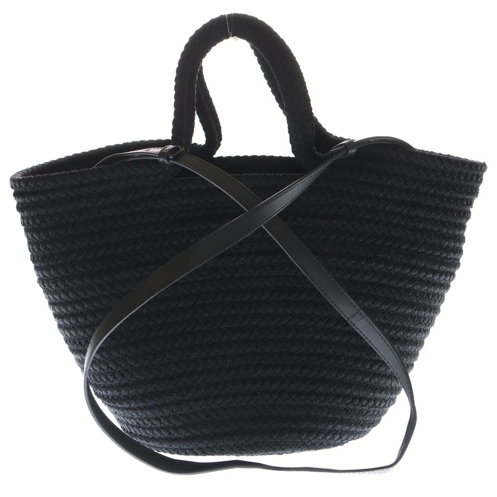 BALENCIAGA(バレンシアガ) IBIZA イビザ ミディアム バスケット かごバッグ トートバッグ ハンドバッグ ショルダーバッグ ブラック 695611 レディース