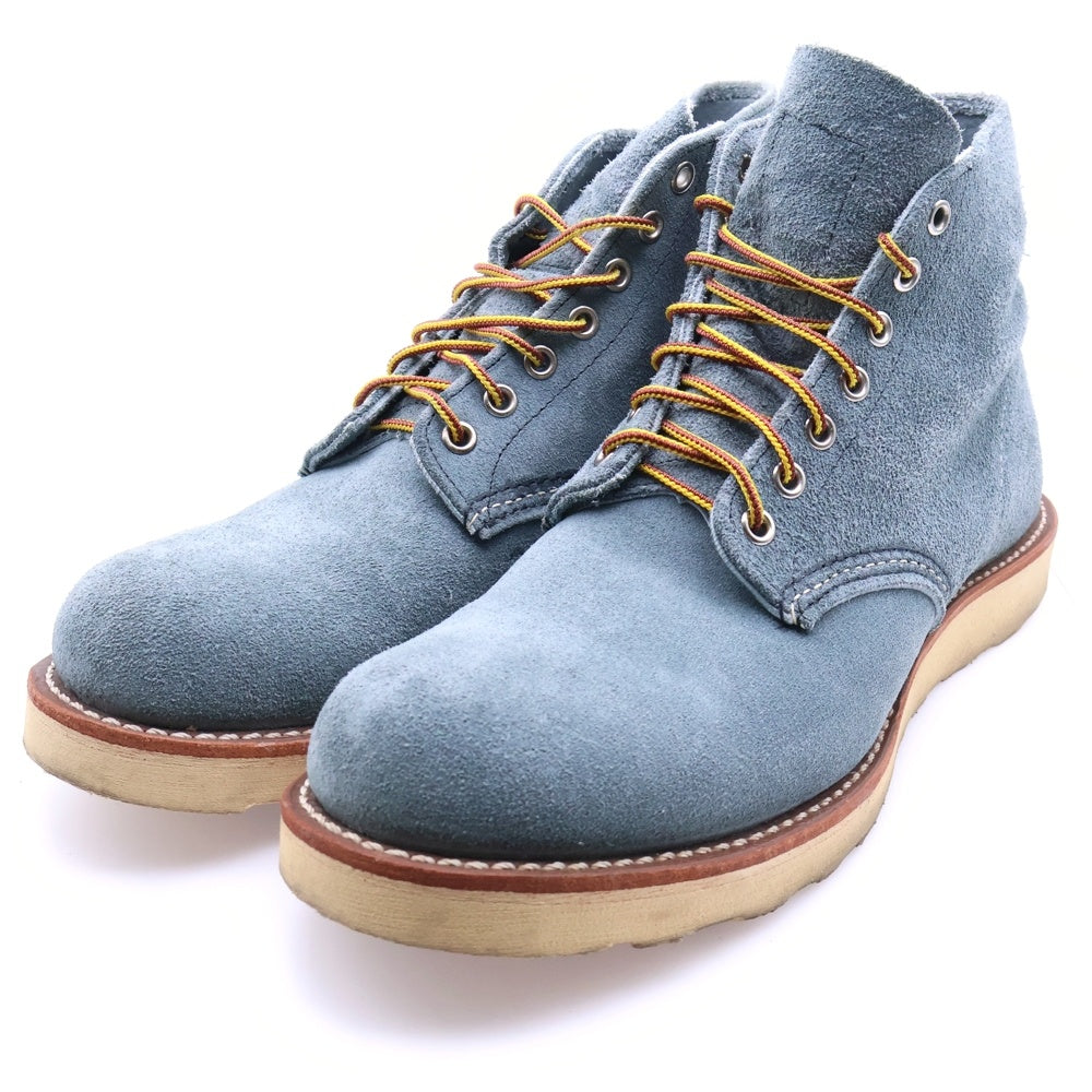 RED WING(レッド ウイング) 8144 6-INCH CLASSIC ROUND クラシックラウンド スウェードレザー ワークブーツ スレートブルー