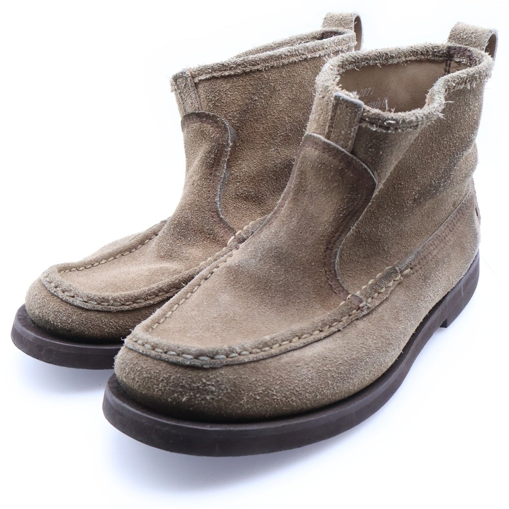 RUSSELL MOCCASIN(ラッセルモカシン) ノックアバウト モックトゥ スウェードレザー ブーツ ベージュ