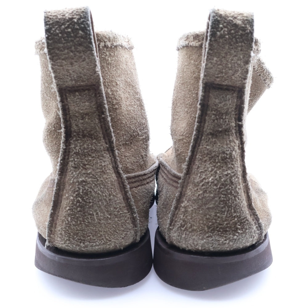 RUSSELL MOCCASIN(ラッセルモカシン) ノックアバウト モックトゥ スウェードレザー ブーツ ベージュ