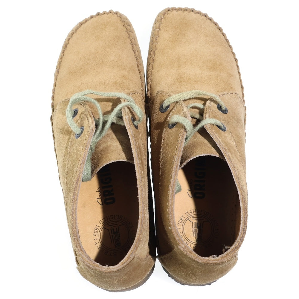 Clarks(クラークス) WEAVER BOOT ウィーバー スウェードレザー ブーツ ベージュ 061013292