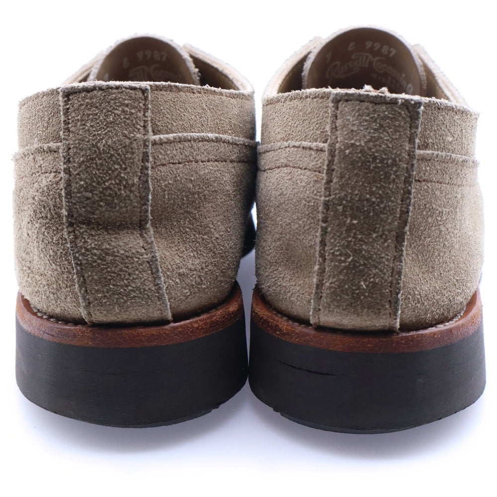 RUSSELL MOCCASIN(ラッセルモカシン) モックトゥ スウェードレザー チャッカブーツ ワークブーツ ベージュ
