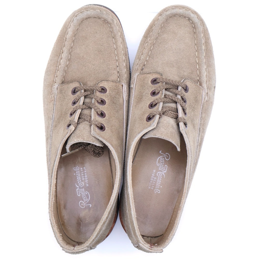 RUSSELL MOCCASIN(ラッセルモカシン) モックトゥ スウェードレザー チャッカブーツ ワークブーツ ベージュ
