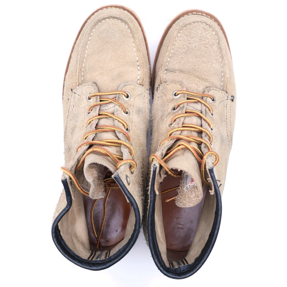 RED WING(レッド ウイング) IRISH SETTER アイリッシュセッター モックトゥ レザー ワークブーツ ベージュ