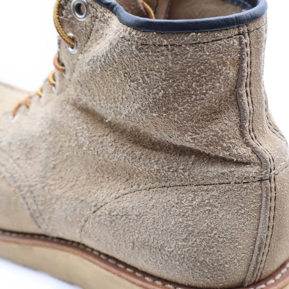 RED WING(レッド ウイング) IRISH SETTER アイリッシュセッター モックトゥ レザー ワークブーツ ベージュ