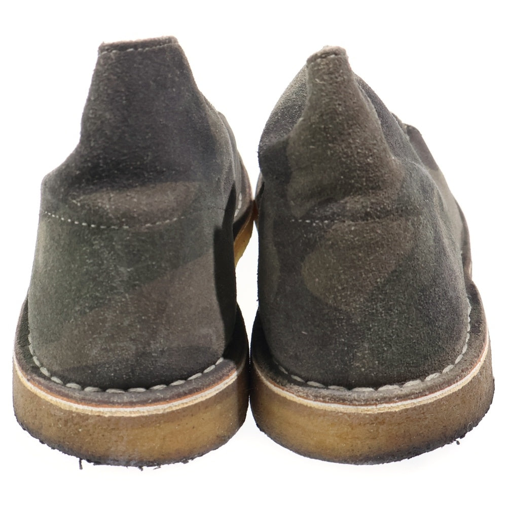 Clarks(クラークス) DESERT BOOT CAMO スウェードレザー カモフラ デザートブーツ チャッカブーツ グレー 62126