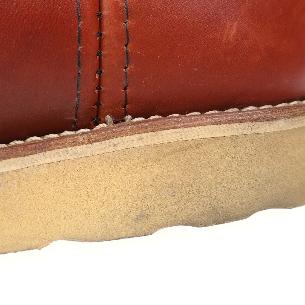 RED WING(レッド ウイング) 緑犬タグ レザー ペコスブーツ ブラウン