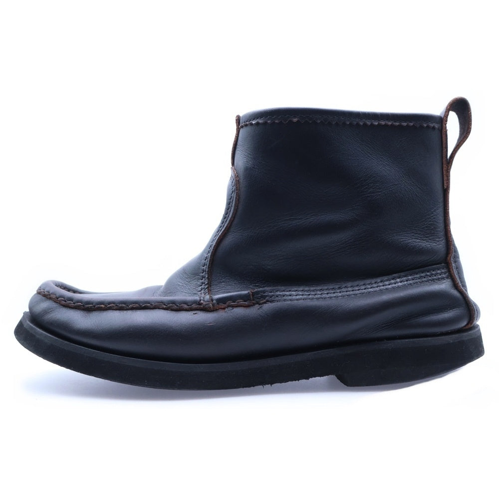 RUSSELL MOCCASIN(ラッセルモカシン) ノックアバウト モックトゥ レザー ブーツ ブラック